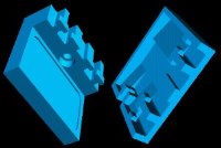 Glasbaubeschlag CAD-Rendering